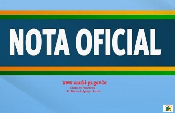 NOTA OFICIAL
